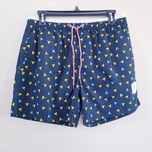 ANQIER Men's Swim Shorts With Pockets Size Small